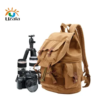

Waterproof anti-seismic SLR camera bag, large capacity canvas bag W3-183