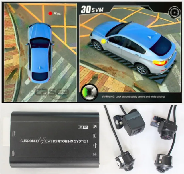 

(night vision) HD 3D AVM 360 car surround view camera monitoring system 1080P, multi-view mode, support HDMI