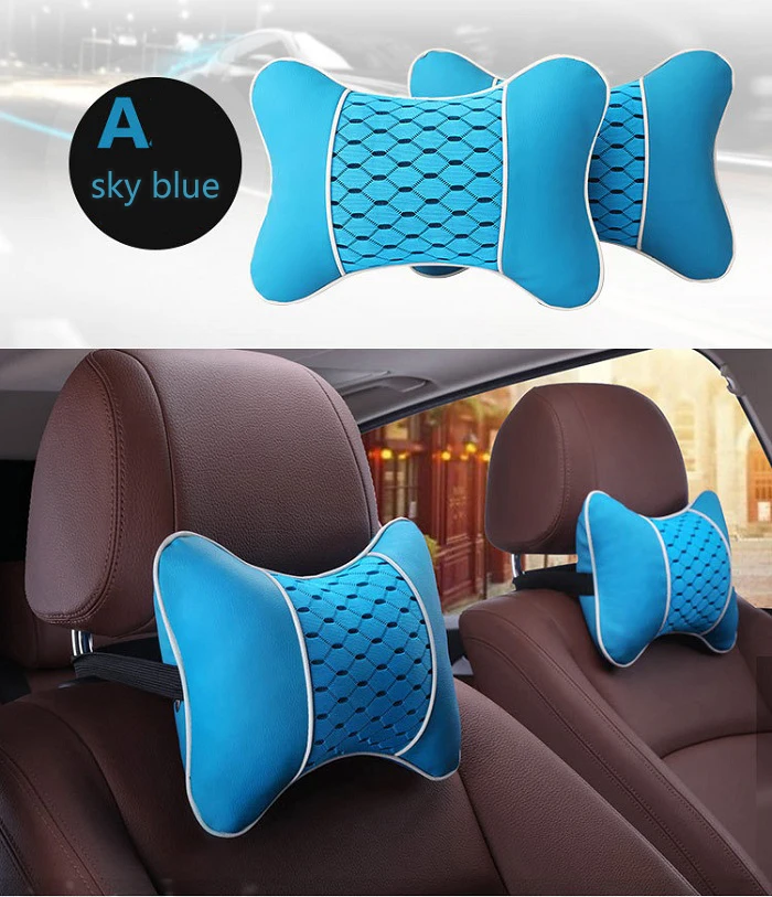 Auto Car Seat pillow headrest cushion Universal Fit SUV sedans front