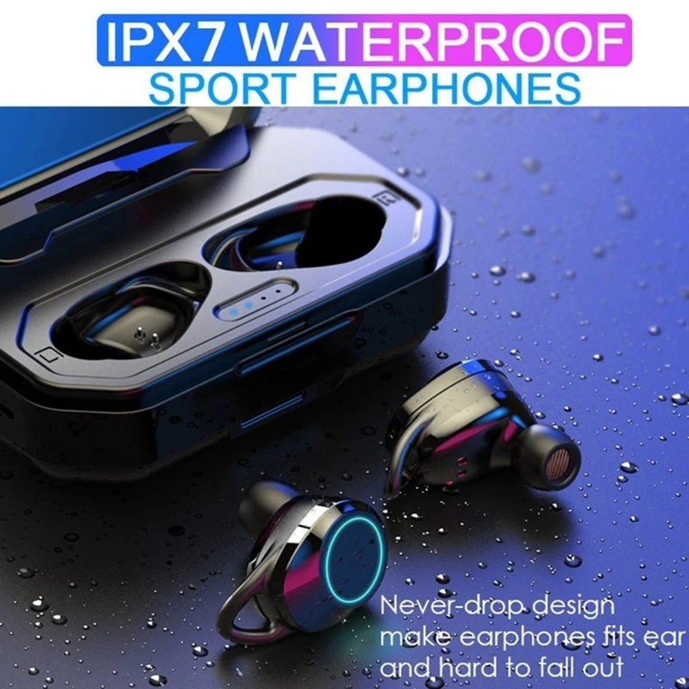 

TWS Bluetooth Bluetooth Earphones Touch Control Headset for All Smart Phone with Box Bluetooth 5.0 Wireless Earphone Dropship