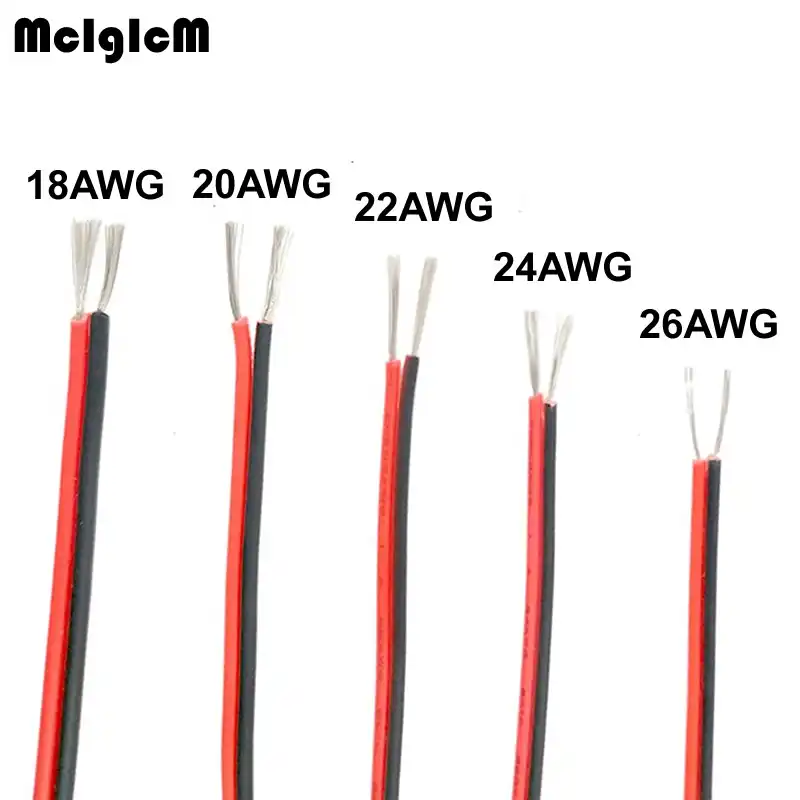 26 Gauge Wire >> 10 Meters 18 20 22 24 26 Gauge Awg Electrical Wire Tinned Copper Insulated Pvc Extension Led Strip Cable Red Black Wire Cable 26 Gauge Wire >> 10 Meters 18 20 22 24 26 Gauge Awg Electrical Wire Tinned Copper Insulated Pvc Extension Led Strip Cable Red Black Wire Cable
