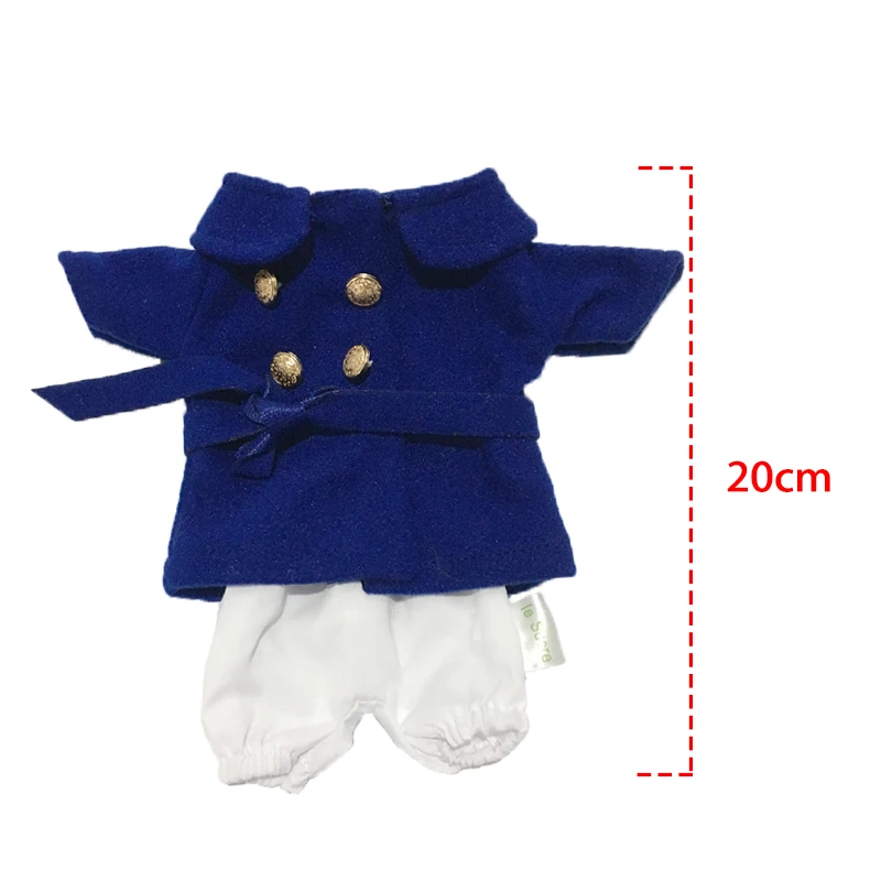 30cm Clothes for Dolls Bunny Cats Bears Plush Toy 1/6 BJD Clothes Dolls Windbreaker Sweater Clothing Girl Toys for Kids Gifts 10