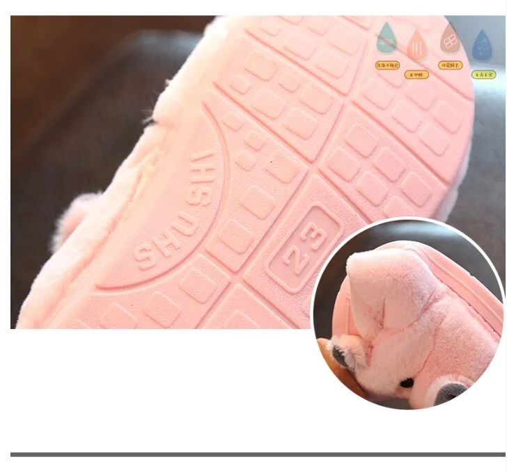 Macio das Crianças Chinelos em Casa de Algodão Novo Fundo Não-deslizamento Quarto Doce Crianças Sandália Chinelo Promoção 2020 15 Weddings & Events