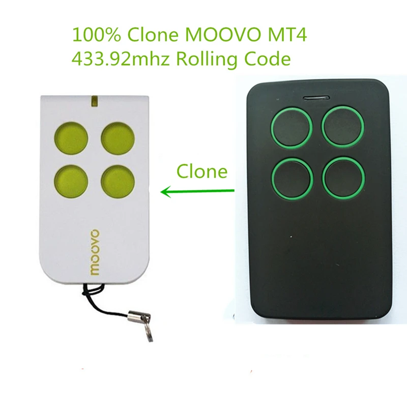 Высокое качество гаражный удаленный Дубликатор для Moovo MT4 MT4G MT4V Бесплатная