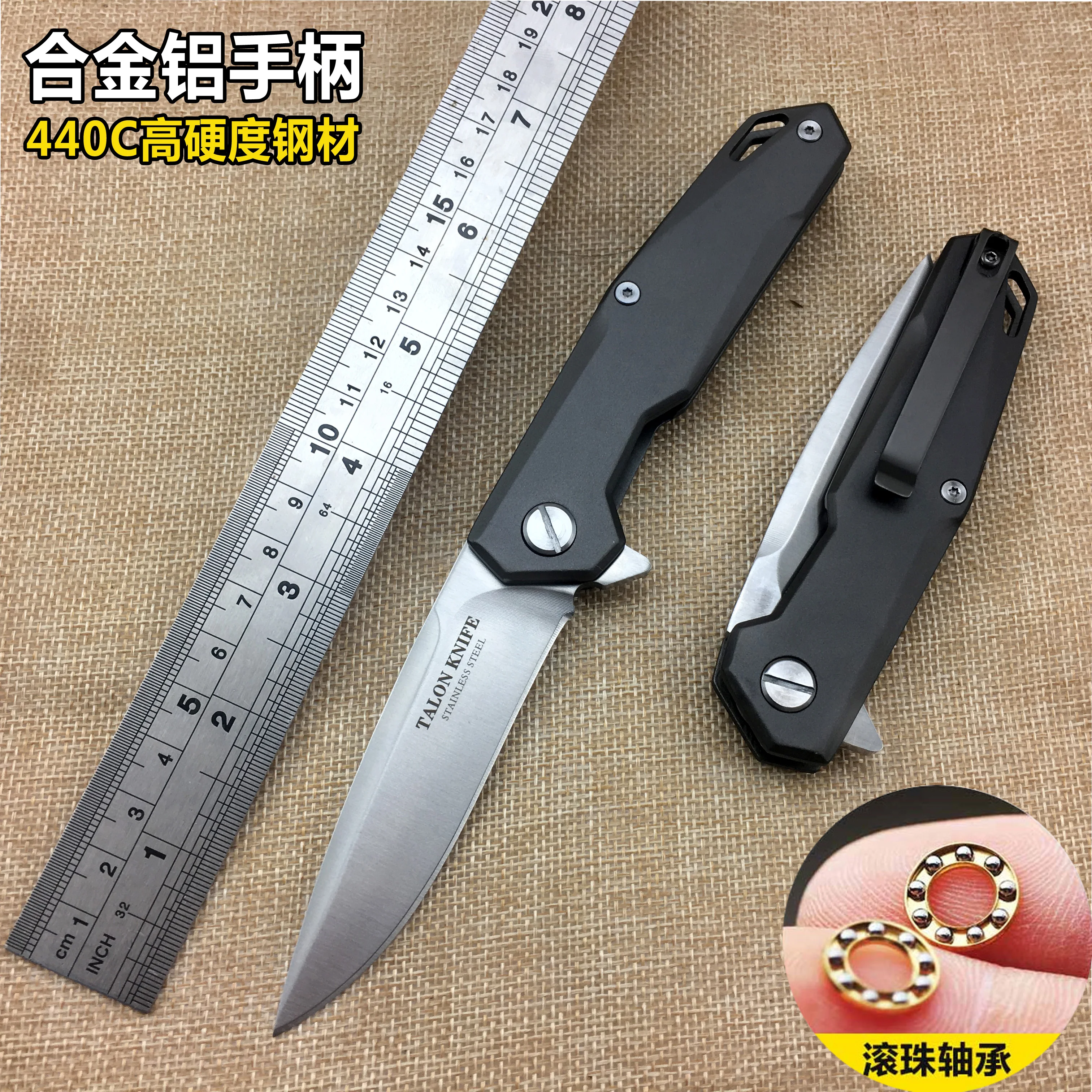 High quality bearing tc4 titanium handle d2 blade knife hunting camping outdoor self defense tactical - купить сейчас bknives.ru High quality bearing tc4 titanium handle d2 blade knife hunting camping outdoor self defense tactical - купить сейчас bknives.ru