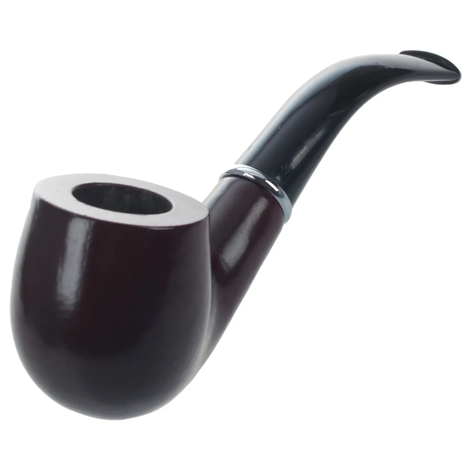 

Practical Boutique Wooden Tobacco Smoking Smoke Pipe + Stand