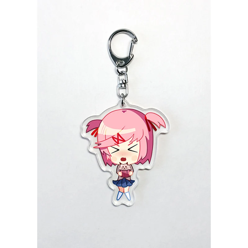 Игра ROLECOS Doki Literature Club Monika Natsuki Sayori Yuri аксессуары для косплея акриловый кулон