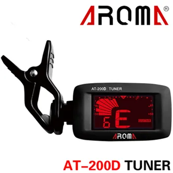 

Aroma AT-200D High Quality Clip On Guitar Tuner Portable Universal Digital Tuner for Chromatic Guitar Bass Ukulele Violin