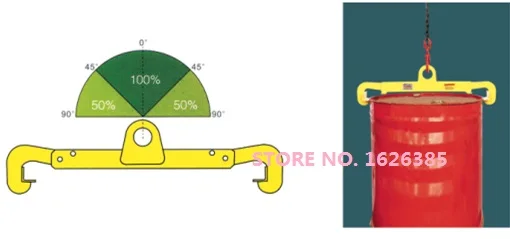 0.5Ton LR Тип Железный масляный захват для бочек захват ведро баррель нефти бак может цепь слинг шины Инструменты для ремонта