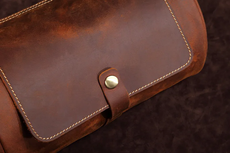 Everyday Talarurus Leather Messenger Bag