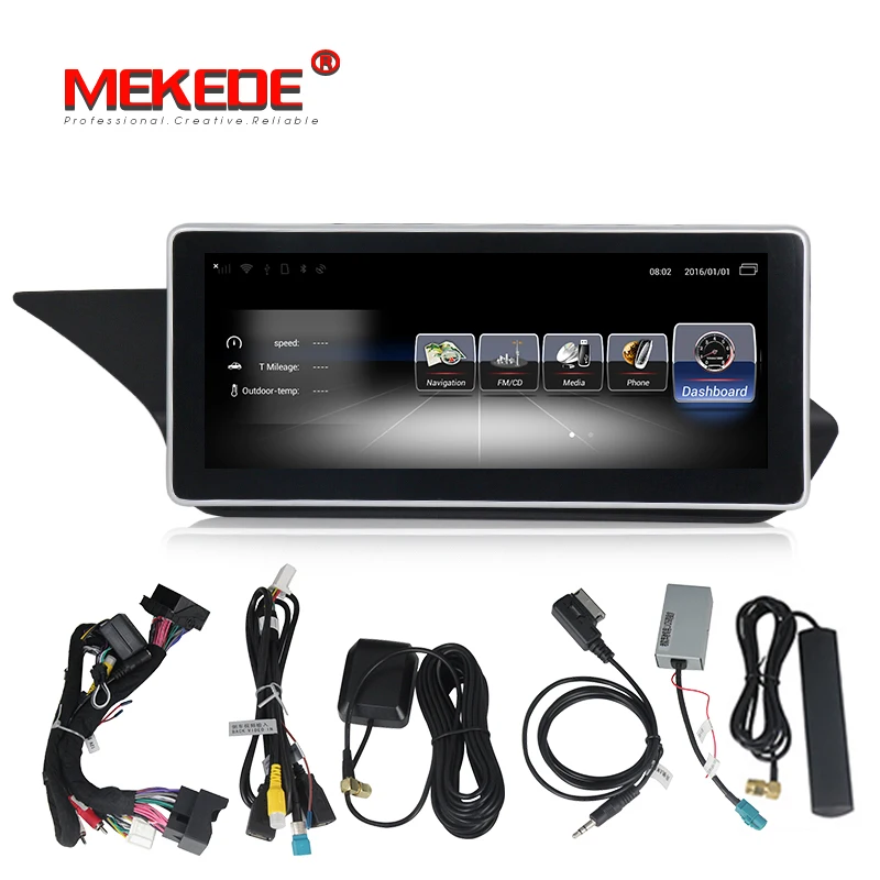 Top 1025" 4G LTE Android 7.1 Car DVD Player Radio Stereo GPS Headunit for Mercedes Benz E W212 2009-2014 2015 HD screen Multimedia 1