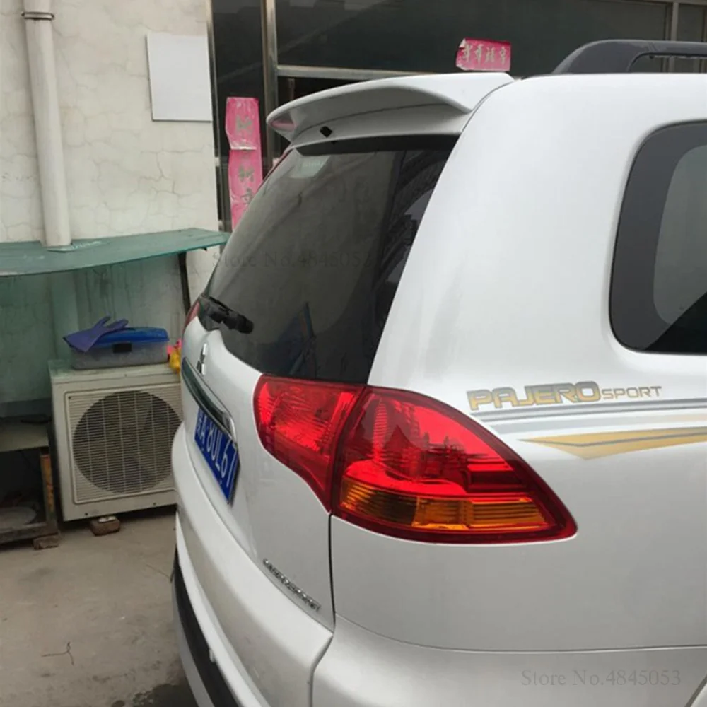 AITWATT для Mitsubishi Pajero Sport 2006 2019 автомобильный черный Задний спойлер АБС пластик
