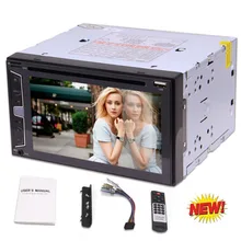 Eincar Double Din 6.2” Car Radio Player Vehicle Auto Car Stereo Head Unit In Dash Bluetooth DVD/CD Player 1080P Video Play USB