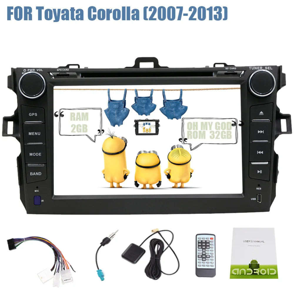 Flash Deal Eincar Android 7.1 Double Din Car DVD Player Stereo GPS Navigation Head Unit Autoradio Video 3G 4G WIFI Bluetooth OBD2 Mirror 0