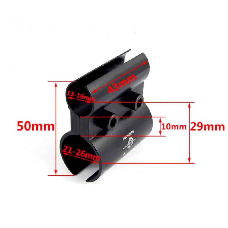 

Tactical Scope Mount Rings QQ Sight Clip Track Clamp Sight Mirror Laser Sight Mounts Bracket Barrels Top Diameter 21-26mm
