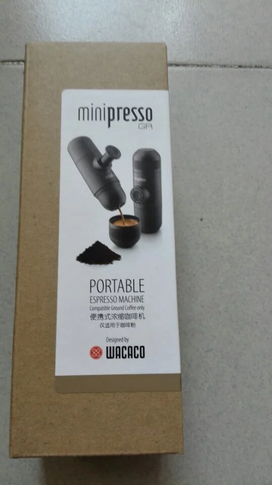 Мини ручная портативная Кофеварка ручной Эспрессо-машина для прессования Wacaco