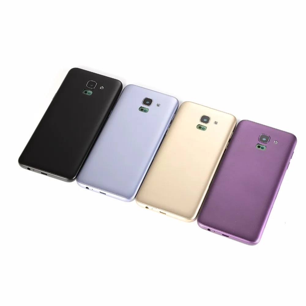 

For Samsung Galaxy J6 2018 J600 J600F Housing Middle Frame Battery Back Cover With Power Volume Buttons(J600 All versions)