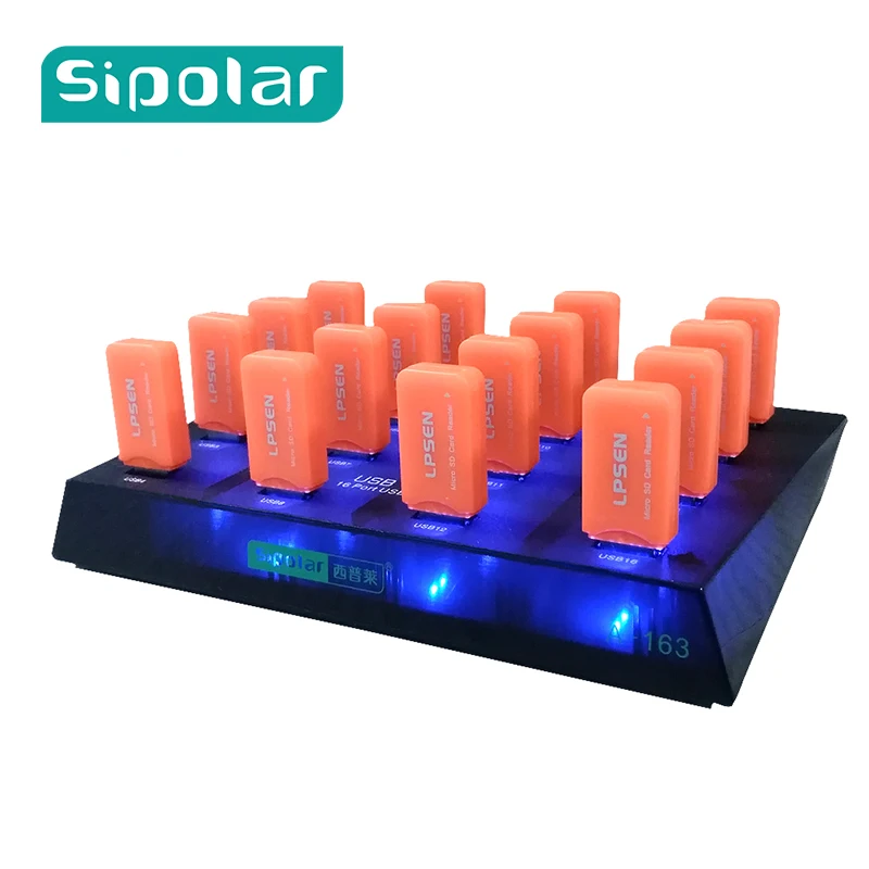 

Industrial Sipolar 16 Port USB hub 3.0 for usb duplicator