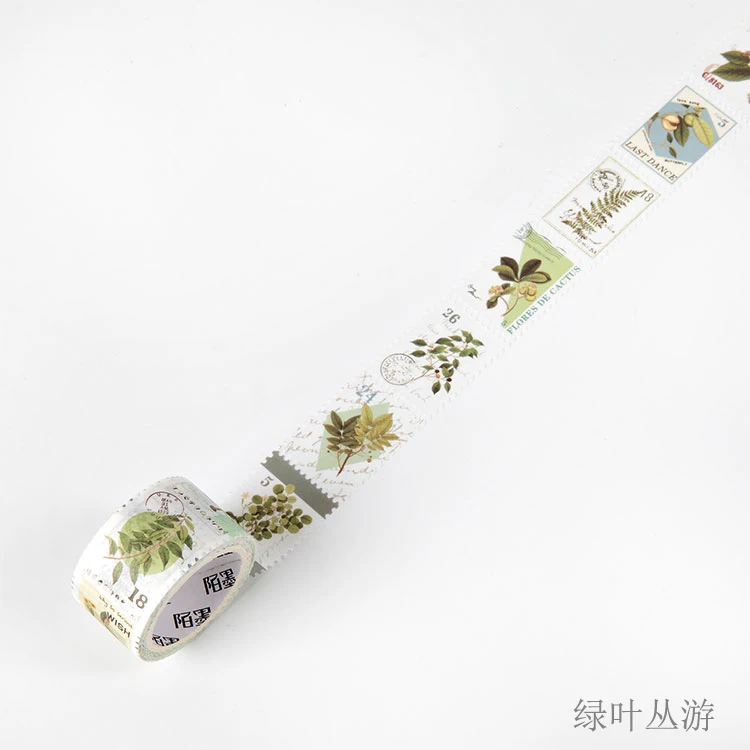 Винтаж штамп серии в ретро стиле известной картины Противоударная заданяя гриб лента для декорации Washi DIY Скрапбукинг изоляционная лента - Цвет: 2