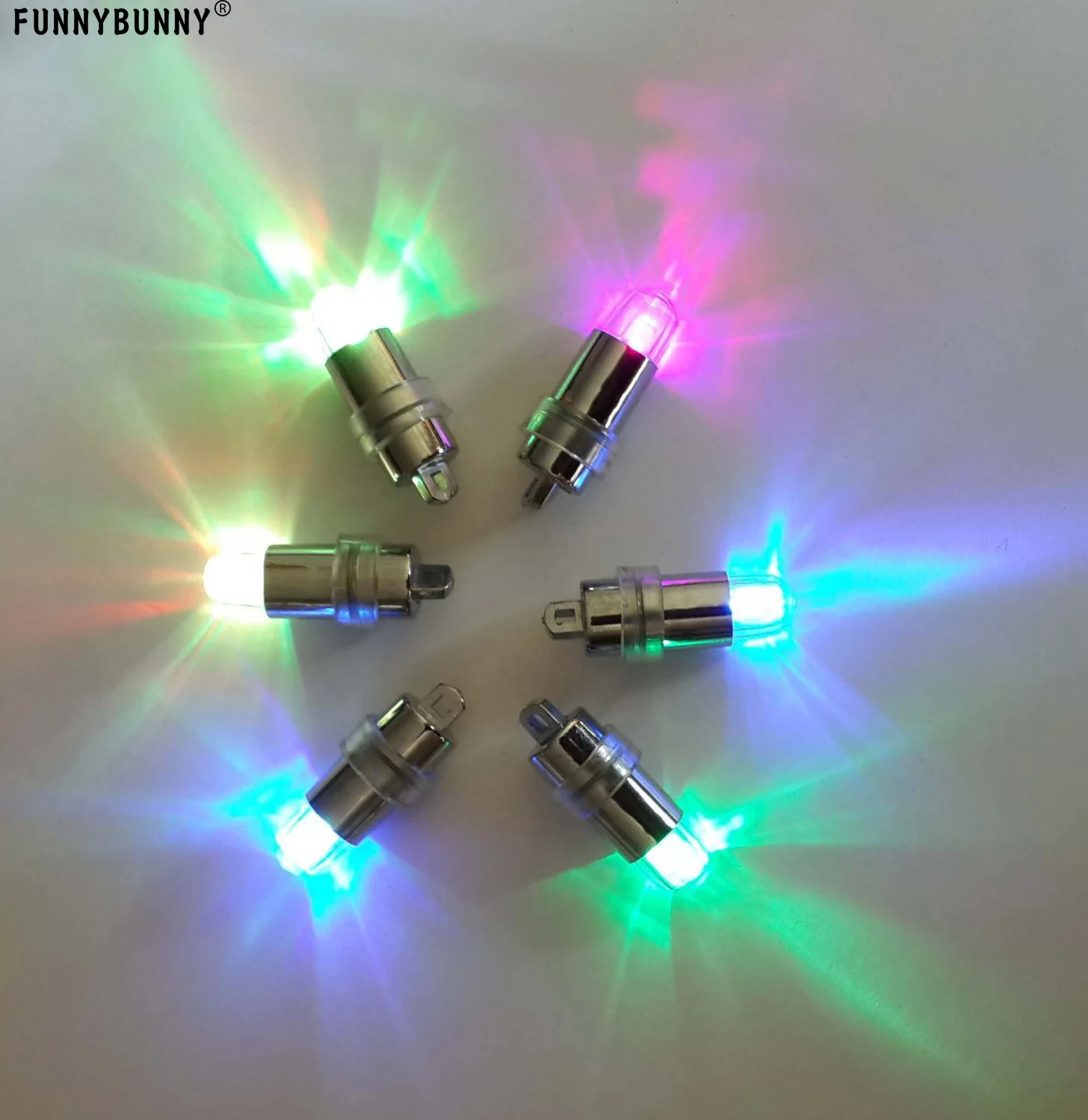 

FUNNYBUNNY 5PCS Waterproof Led ball lamp long standby time Non-Blinking for Paper Lantern Balloon light party wedding decor