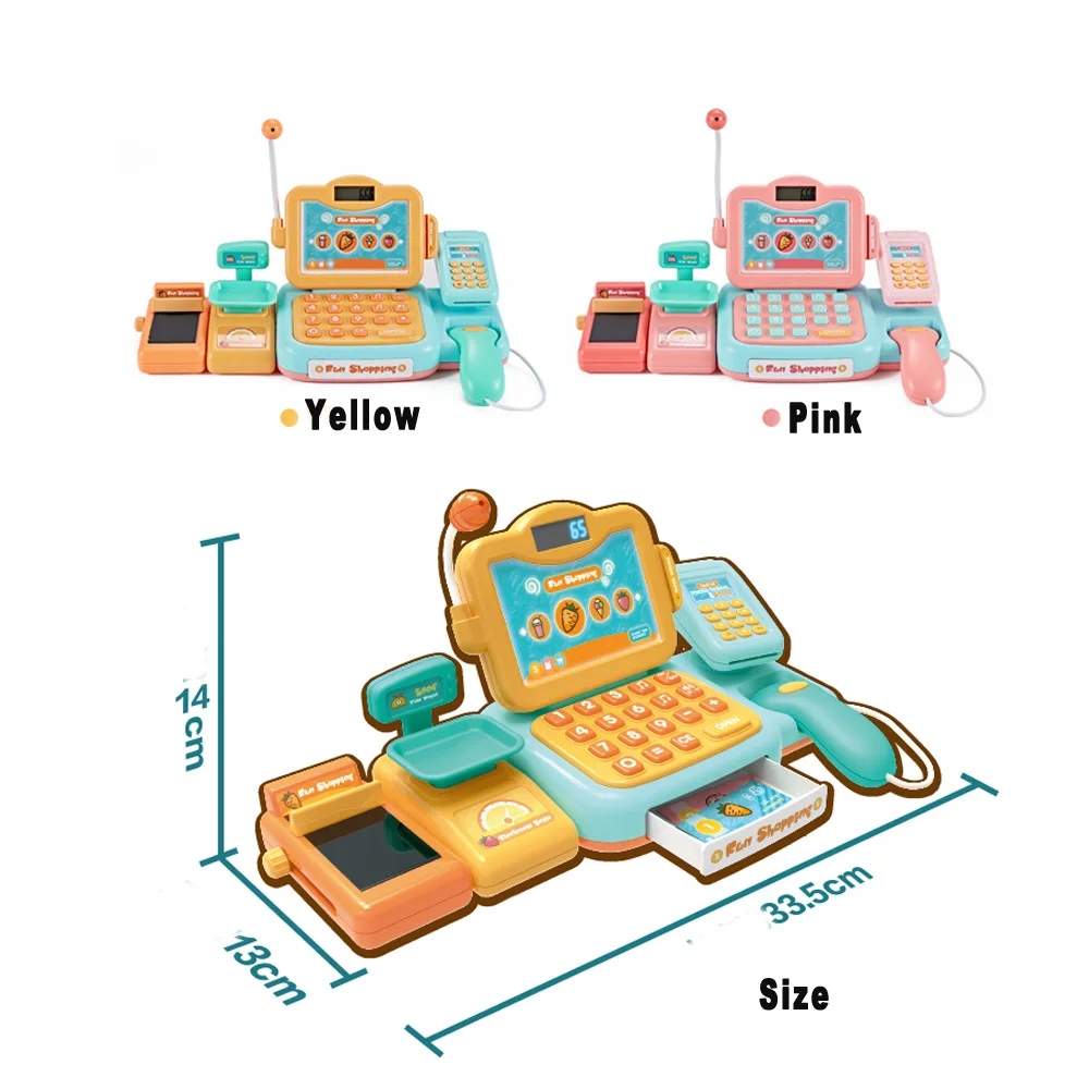 Интеллектуальная идентификация сканирования кассовый аппарат дети ролевые игры деньги супермаркет Касса игрушка девушки игры рождественские подарки