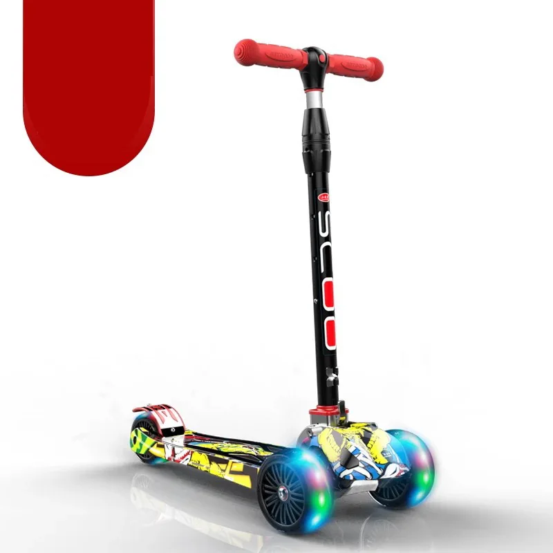 Foldable Children Scooter, 3 Wheels Folding Kid Scooter, children kick scooters foot scooters