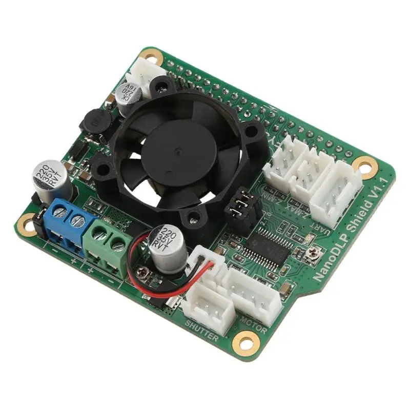 

3D Printer Parts Nano DLP Shield V1.1 Expansion Board with DRV8825 Controled MOS Step Driver for Raspberry Pi 3B