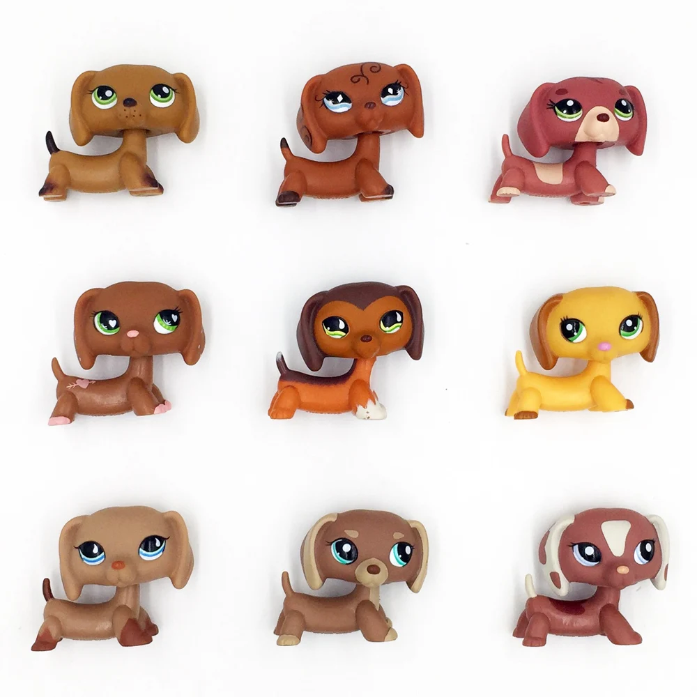 Rare pet shop toys dog collection figure old original DACHSHUND cute sausage kids Christmas present Rare pet shop toys dog collection figure old original DACHSHUND cute sausage kids Christmas present