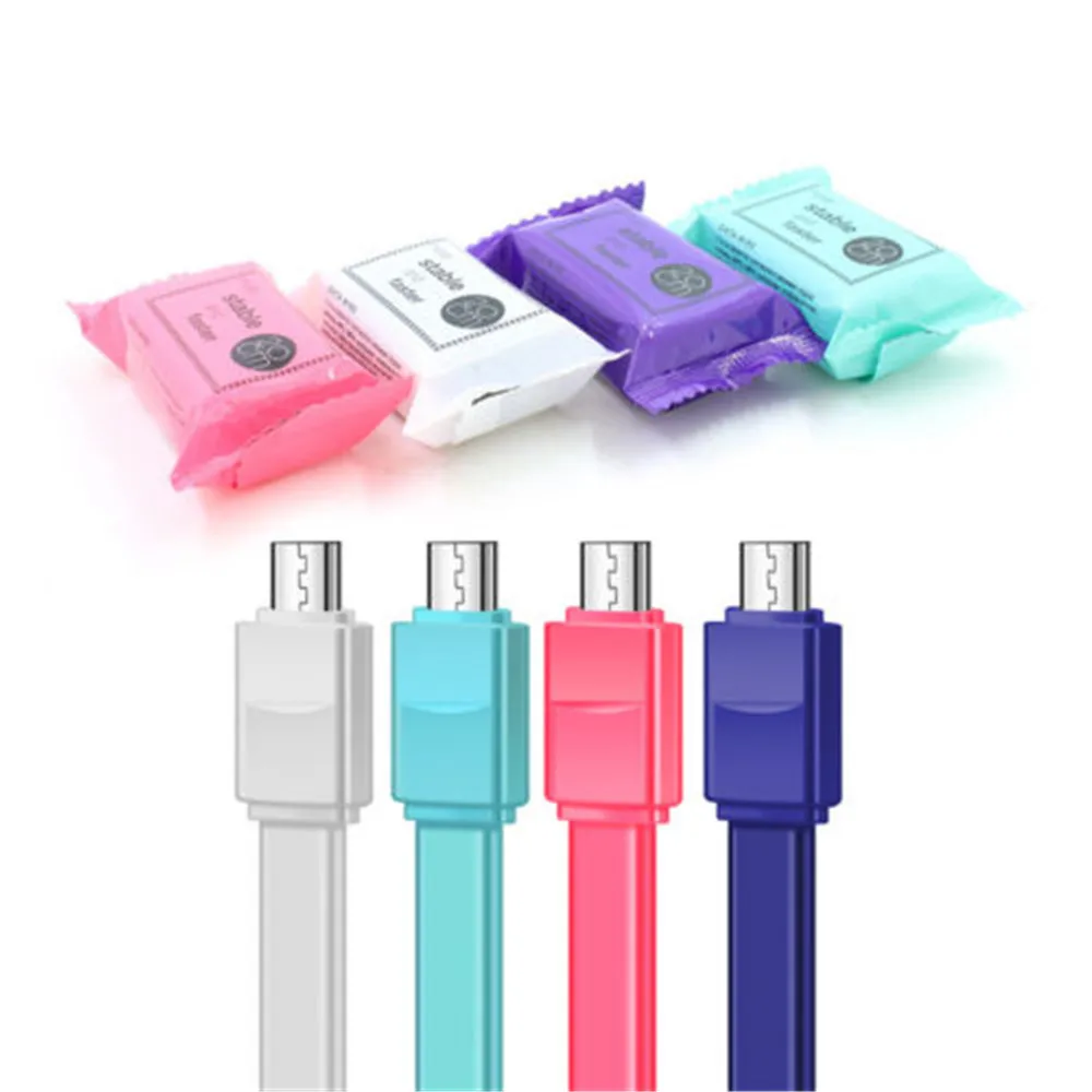 

1 Pack Data Cute Candy Packing Cable USB 2.0 Fast Charging cable Micro USB Cable 20CM USB A Male to Micro USB