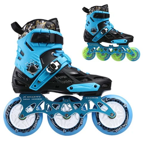 Skate para Converter Base de Moldura para Seba Patins de Velocidade em Linha 3 Roda e 4 Xuanwu Roller Slalom Rodas Patins Inline Powerslide Usuário