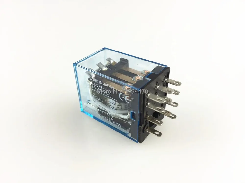 

22pcs MY3NJ 24VDC + 16pcs MY3NJ 110VAC Power Relay 3NO 3NC 11 Pins 5A 240VAC MY3N-J HH53P
