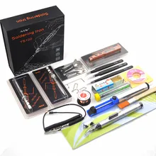 Полный набор Интеллектуальный программируемый Электрический паяльник цифровой ЖК-дисплей TS100 мини паяльник терминал управления BC2+ I/K+ I/D24+ I