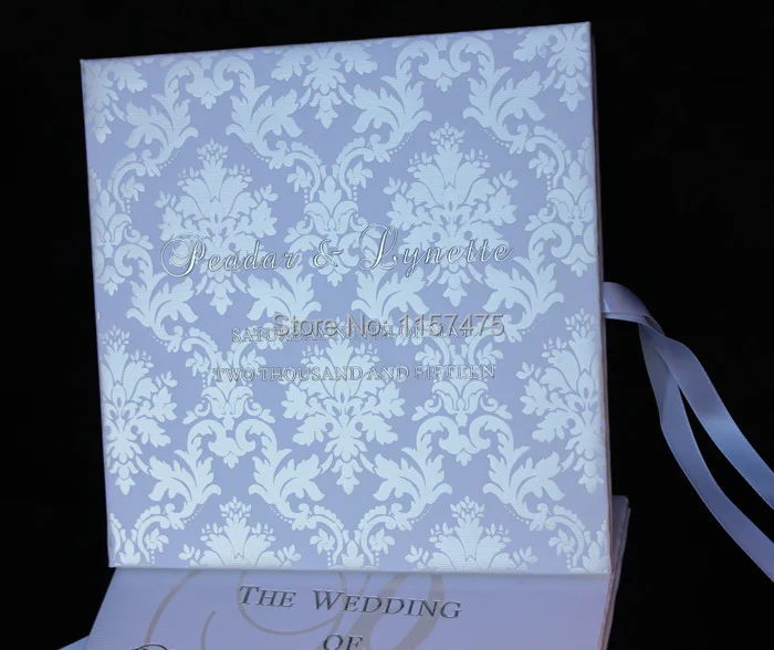 HI1074 -15 Personal Customized Luxury Wedding Invitation with Hardcover.JPG