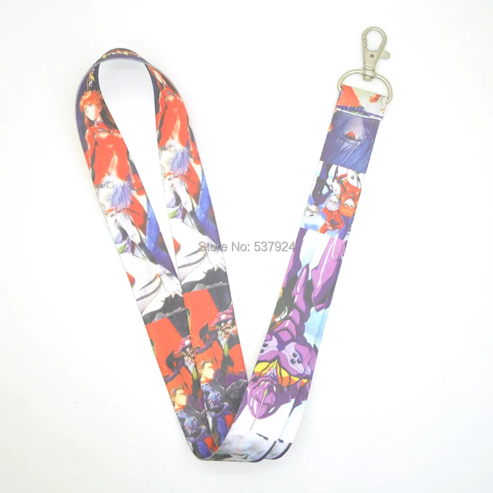 

New EVA Neon Genesis Evangelion Key ID Card Cell Phone Neck Strap Lanyard-CPPY