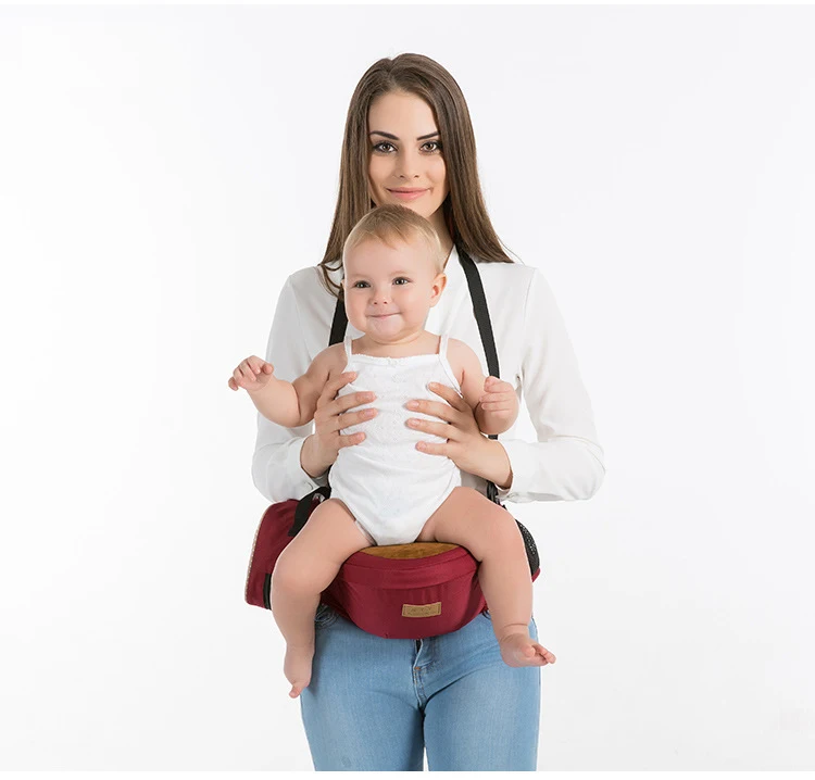 Детский табурет для переноски на бедрах, поясной стул с наплечным ремнем, рюкзак-переноска для младенцев, Регулируемый рюкзак для переноски спереди, детский табурет для переноски на талии