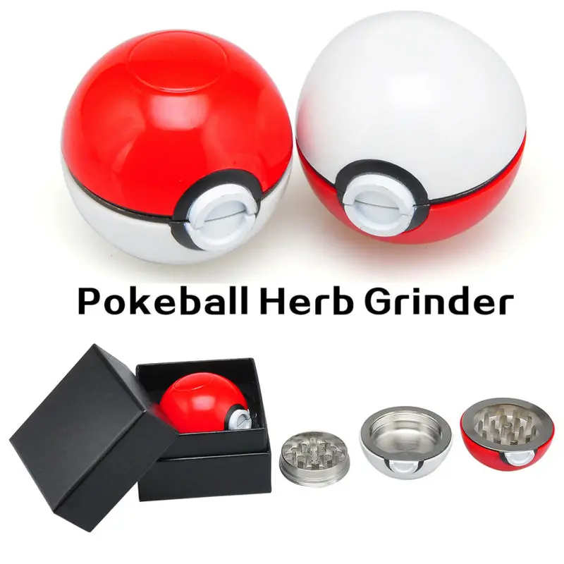 

Latest Pokeball Grinders 3pc Poke Metal Grinder Poke Ball Herb Grinder Zinc Alloy ABS Tobacco Grinders 3 Parts Wholesale