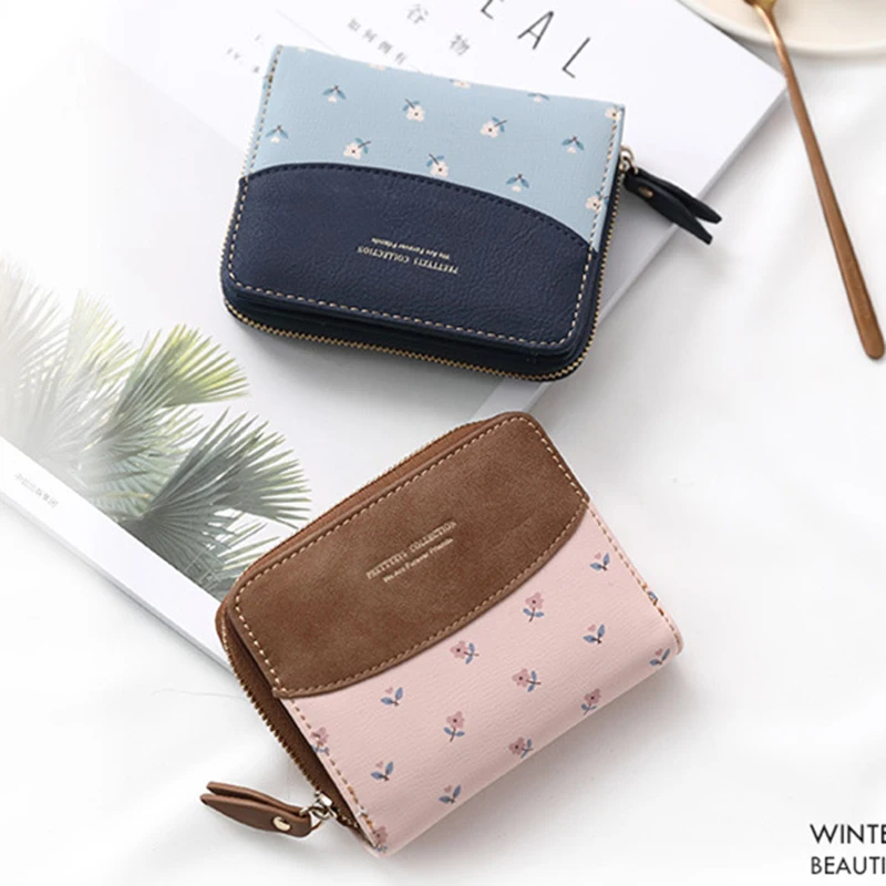 

2019 New Women Wallets Small Cute Wallet Women Short Pu Leather Woman Wallet Female Hasp Purses Portefeuille Ladies Purse Clutch