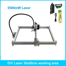 5500mW Desktop DIY Violet Laser Engraving Machine Picture CNC Printer Maximum Engraving Area 35*50CM