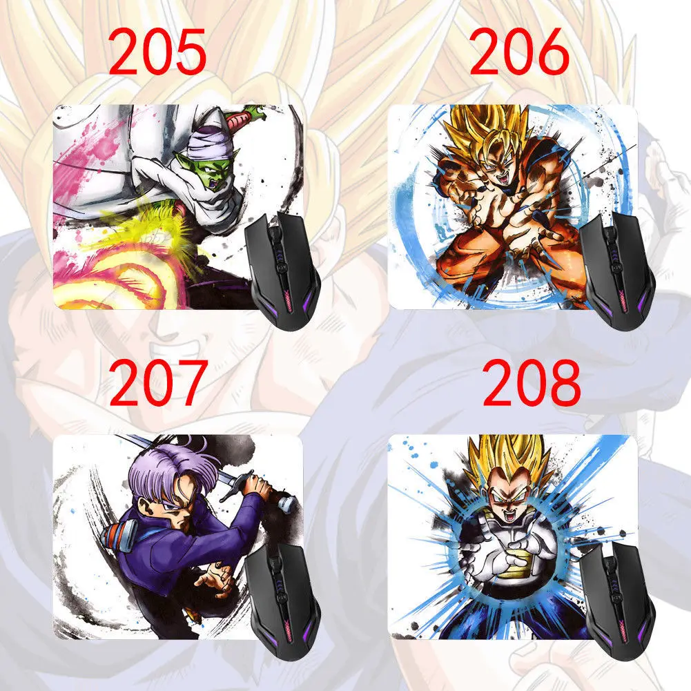 Ohcomics 18*22 см Otaku аниме Dragon Ball Z Сон Гоку для игр игровая коврик мыши резиновая
