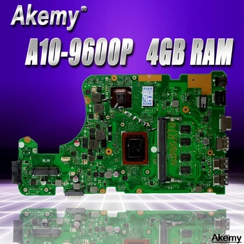 

X555QG 4GB Memory A10-9600P Motherboard For Asus X555Q A555Q Notebook motherboard Test all functions 100%