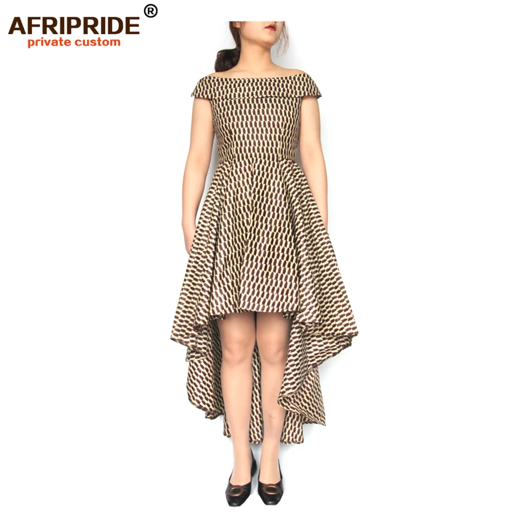Африканское осеннее длинное платье для женщин AFRIRPRIDE без рукавов с открытыми плечами без бретелек длиной до щиколотки женское Хлопковое платье A7225123