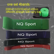 

Extra Durable Top Rated Elastic Workout And Exercise Power Lifting Pull-Up Assist Bands Set