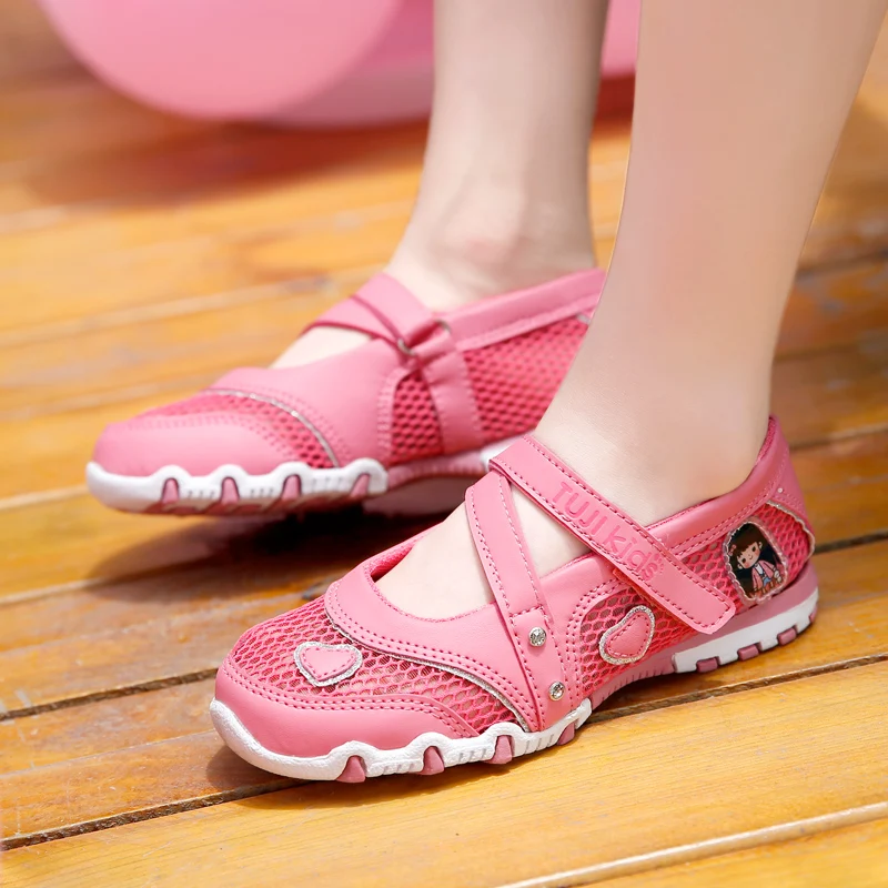 Новая летняя детская обувь; высококачественные Нескользящие модные сандалии для девочек; детские сандалии для принцессы с рисунком; обувь на плоской подошве