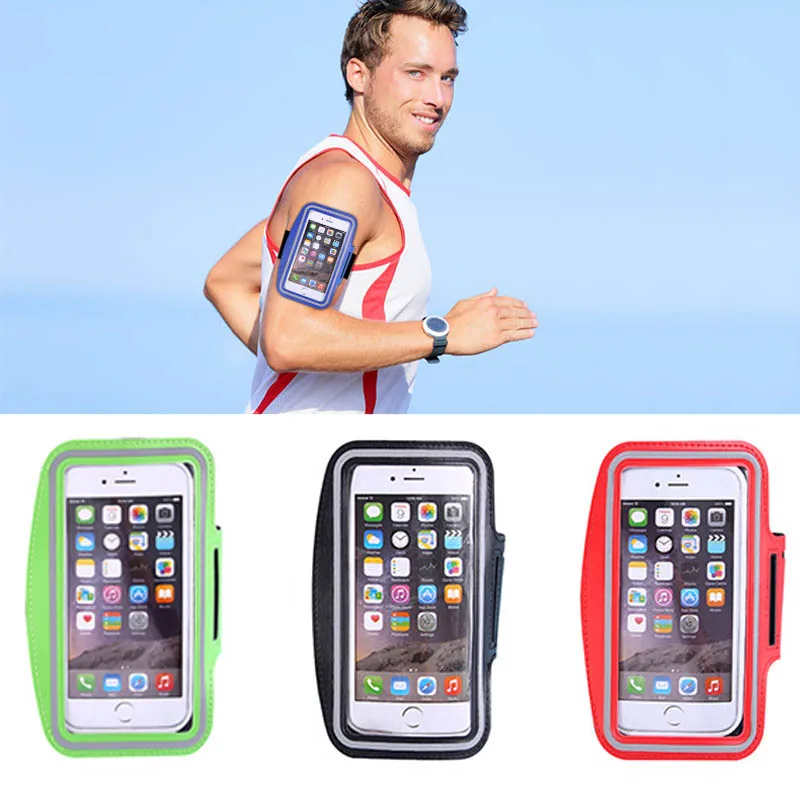 Cell Phone Armband for Gym Sports Running, Elastic Arm Band Phone Case