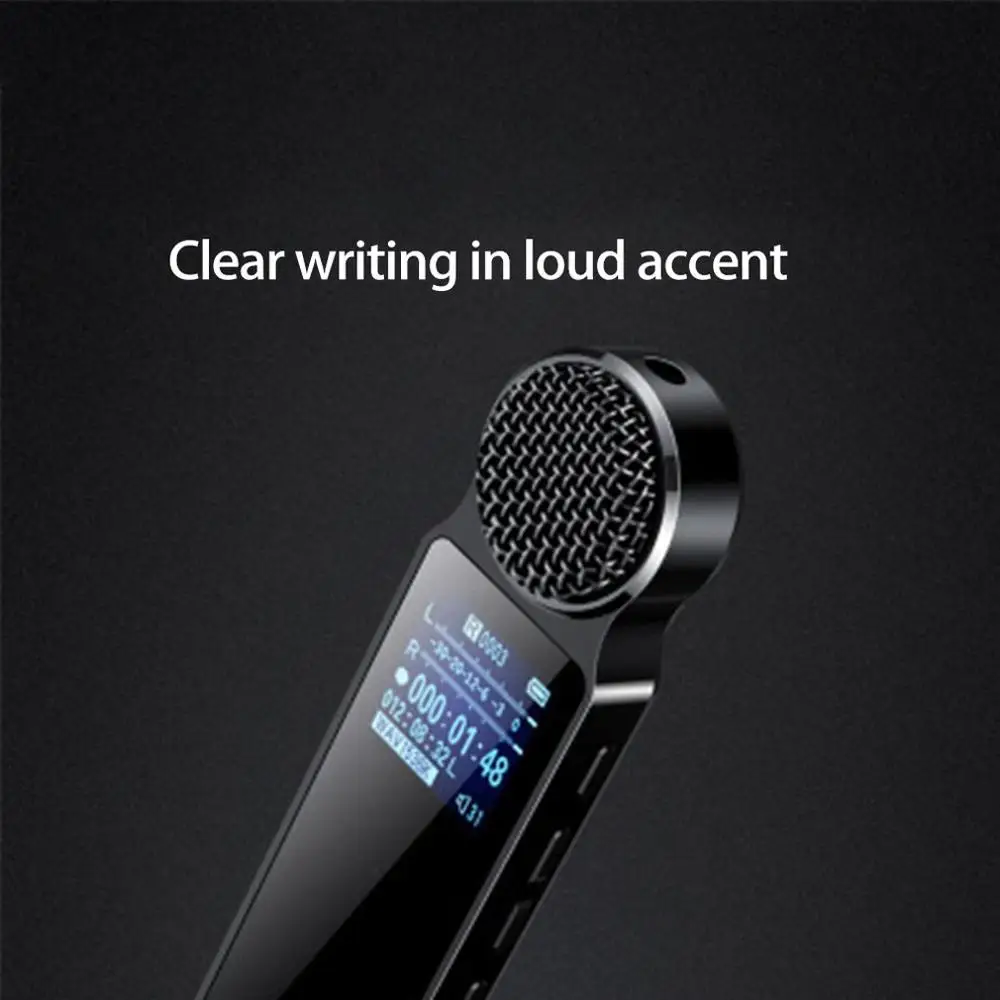 

Mp3 Player Walkman Smart Voice Recorder Hd For Lectures Talks Learning Forensics Noise Control Portable
