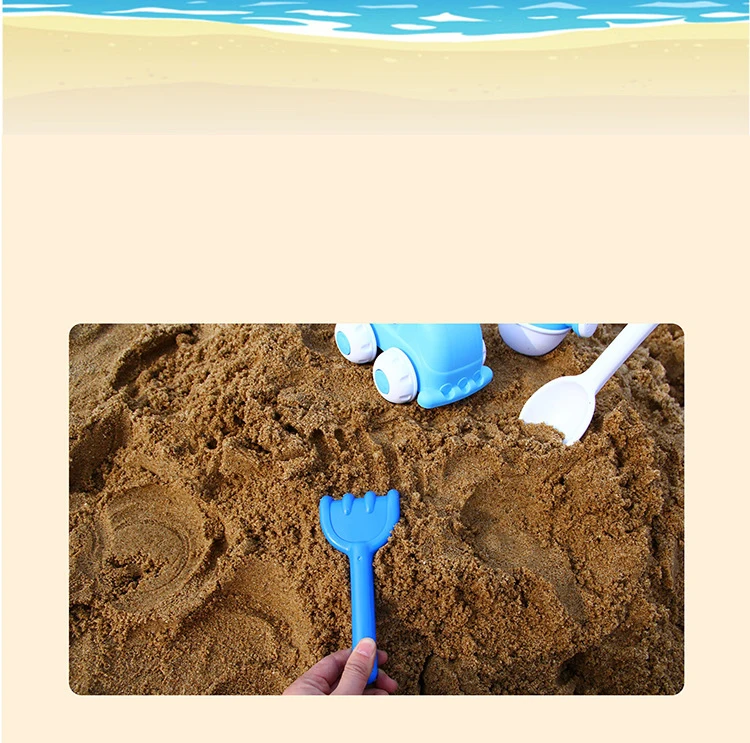 Классические игрушки для детей 4 шт./компл. Синий Розовый песчаный пляж играть в игрушки набор ведро грабли песок колесо полива играть песок