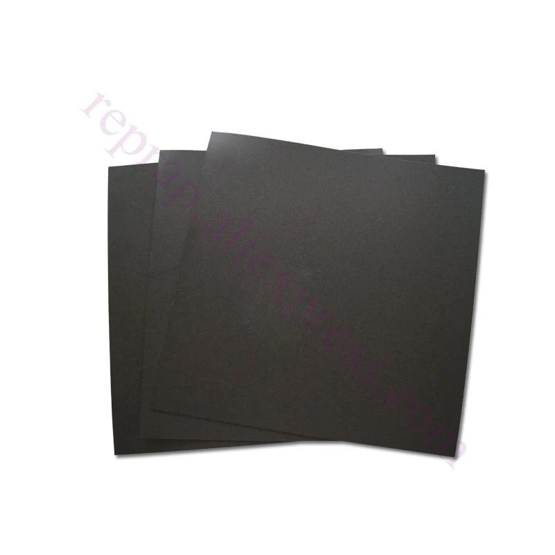 5pcs with 3M Backing 200x200mm black Frosted Heated bed Sticker Build Sheet build plate tape for