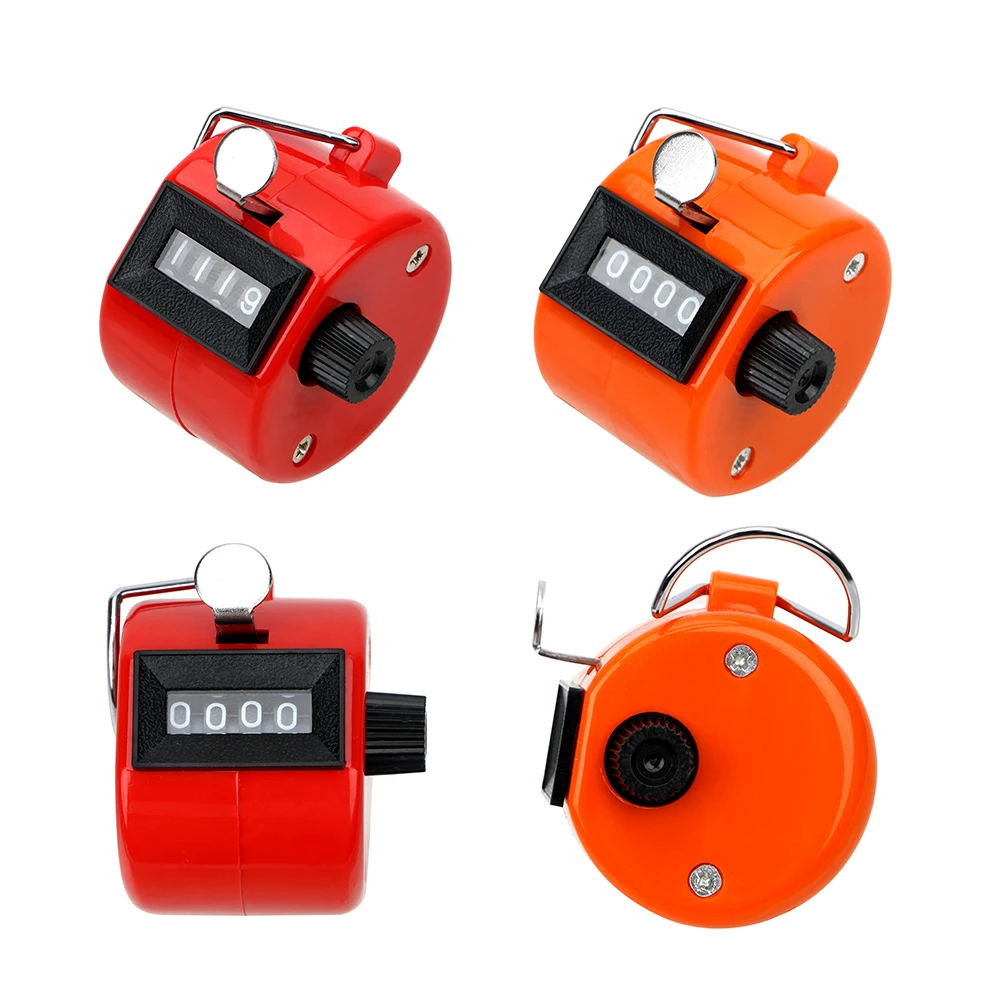 

NICEYARD Portable 4 Digit Number Soccer Golf Counter Plastic Shell Mechanical Counter Tally Clicker Timer Manual Counting