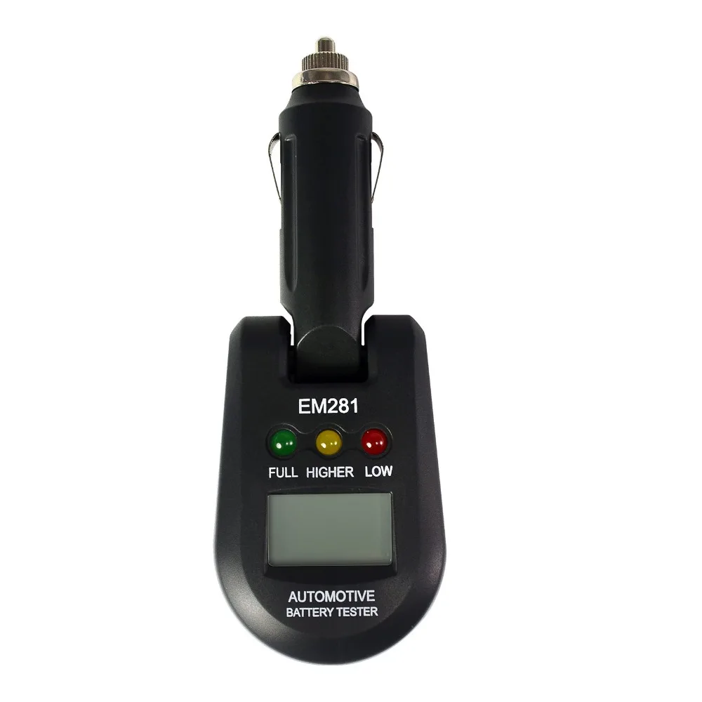 all sun EM281 Mini 12V 24V Automotive font b Battery b font Tester LCD Bar Indication
