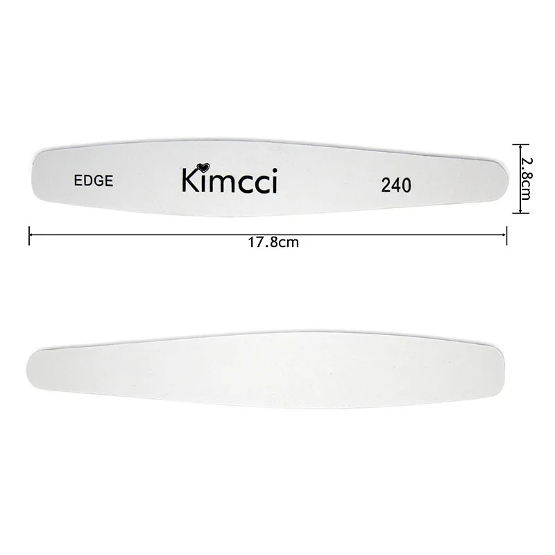 Горячая Kimcci 25 шт хорошего качества маникюрная пилочка для ногтей набор инструментов наждачная бумага Тонкий буферный край 240 маникюрные принадлежности для маникюрного салона